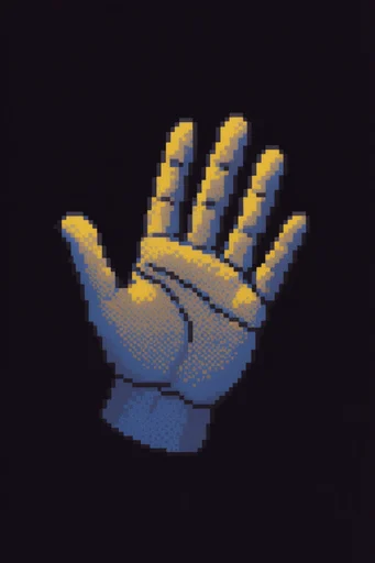 Luminous Retro Pixel style reference image — dithered shading
