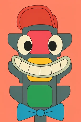 Vibrant Vector Pop style reference image — bold black outlines