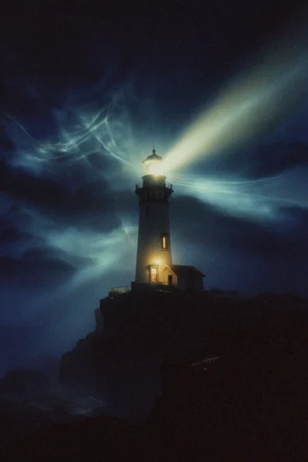 Ethereal Nocturnal Noir style reference image — ethereal bioluminescent glow