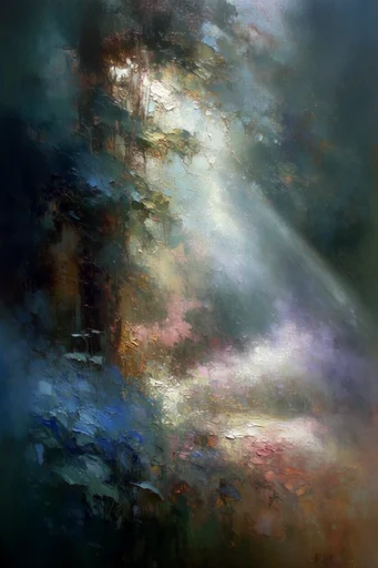 Luminous Impasto Realism style reference image — dramatic chiaroscuro lighting