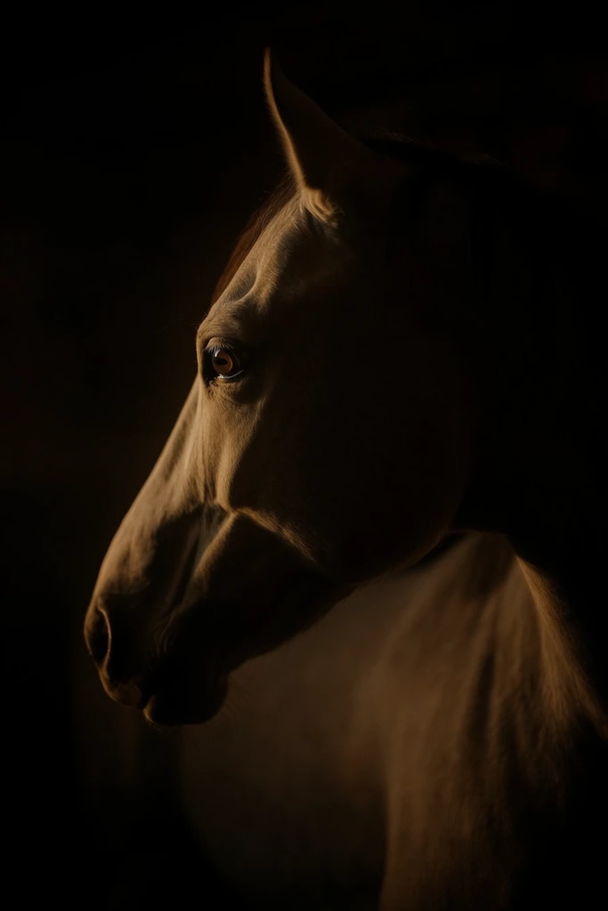 Cinematic Chiaroscuro Noir style AI image example 3