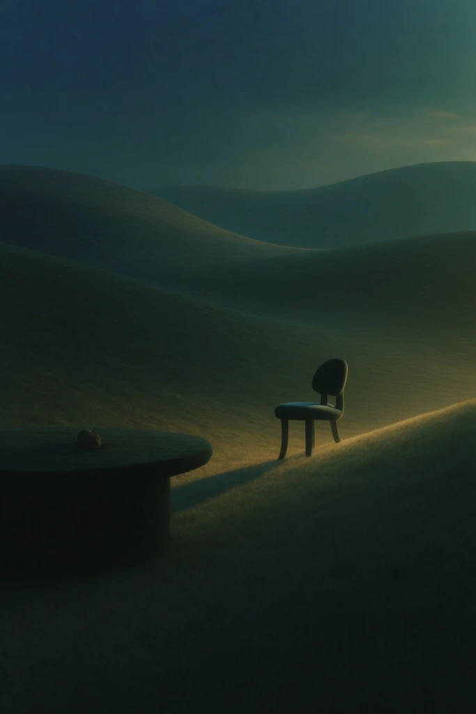 Nocturnal Liminal Surrealism style AI image example 2