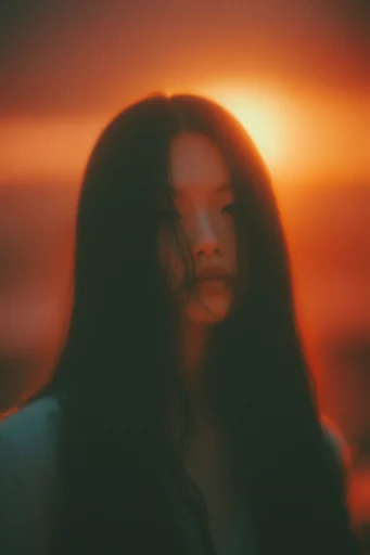 Luminous Twilight Surrealism style reference image — hazy sunset glow