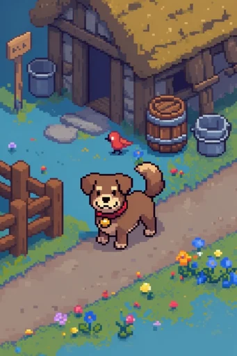Cozy Isometric Miniatures style reference image — charming retro aesthetic