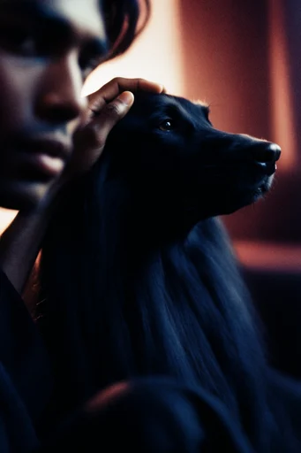 Cinematic Nocturnal Noir style reference image — cinematic film grain