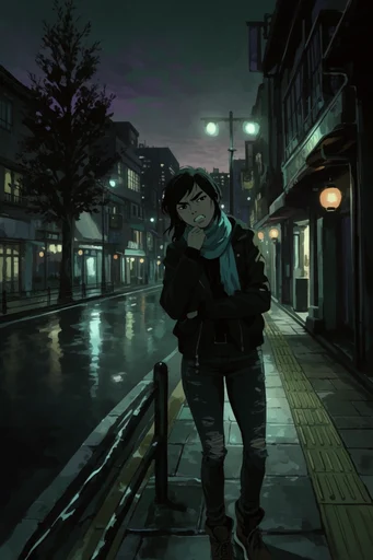 Nostalgic Noir Nocturne style reference image — high contrast chiaroscuro