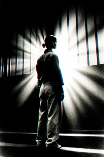 Gritty Glitch Noir moodboard — generate AI images in this style