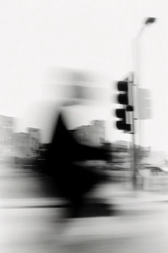 Haunting Liminal Monochrome style reference image — high-contrast monochrome