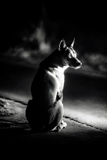 Spectral Gothic Noir style reference image — uncanny surrealism