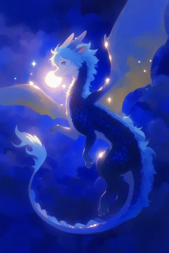 Luminous Celestial Dreamscape style reference image — ethereal starlight flares