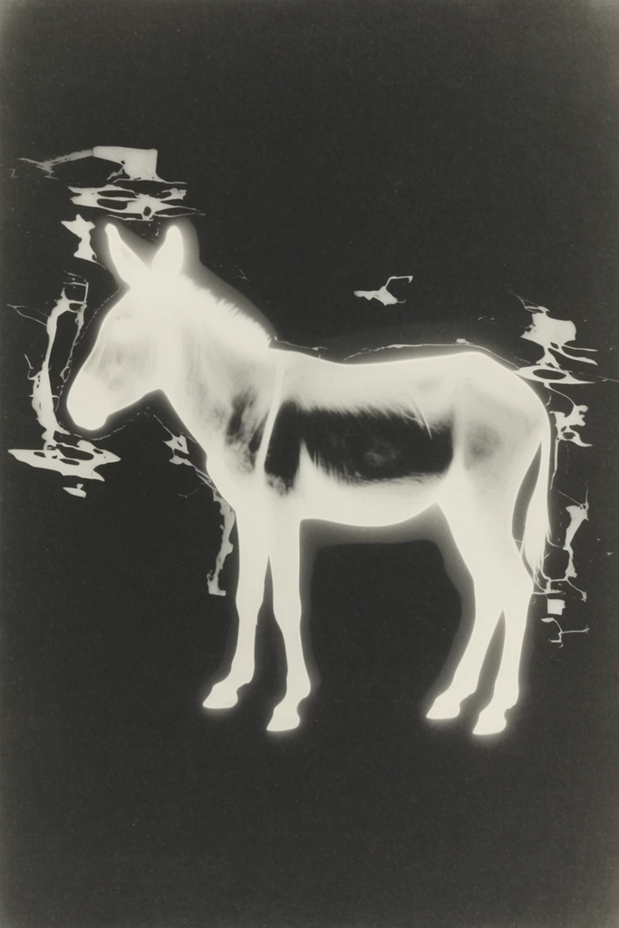 Experimental Monochrome Luminism style AI image example 3