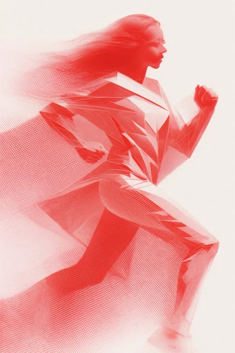 Kinetic Crimson Noir moodboard — generate AI images in this style