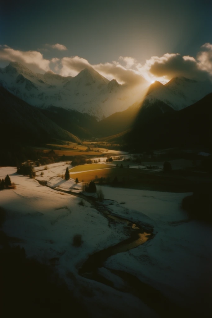 Cinematic Chiaroscuro Sunlight style AI image example 2
