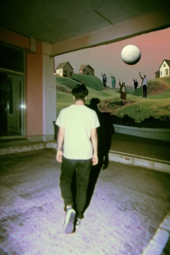 Analog Liminal Glitchcore style AI image example 2
