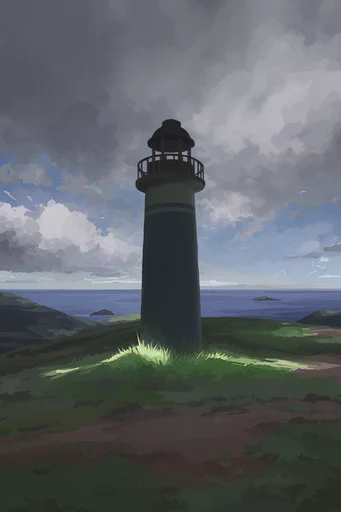 Nostalgic Painterly Melancholy style reference image — desaturated color palette