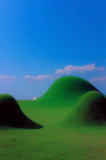 Surreal Pastoral Minimalism style reference image — surreal pastoral landscape