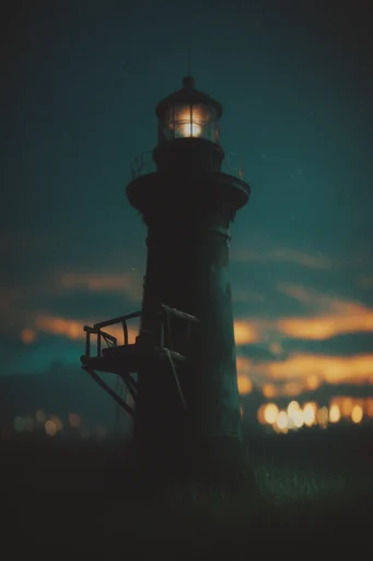 Cinematic Nocturnal Melancholy style reference image — moody urban atmosphere