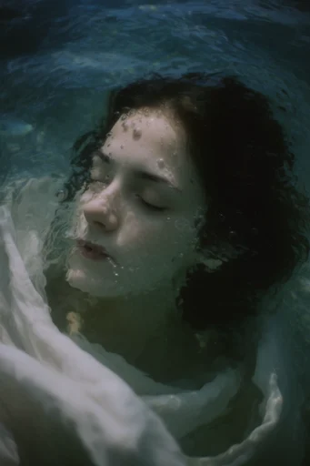 Ethereal Aquatic Melancholia moodboard — generate AI images in this style