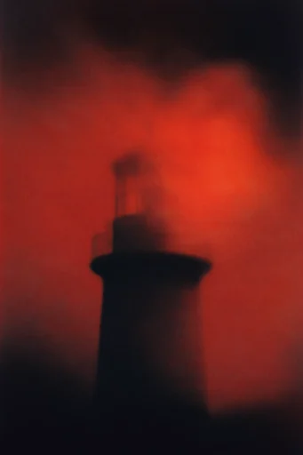Crimson Spectral Noir style reference image — shutter drag