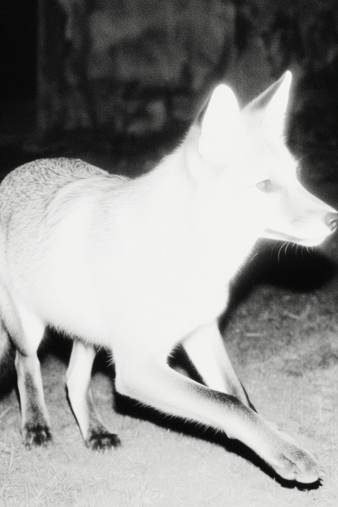 High-Contrast Ethereal Noir style AI image example 3