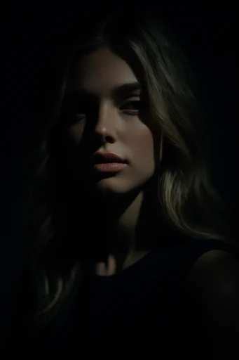Cinematic Chiaroscuro Noir style reference image — dramatic shadows