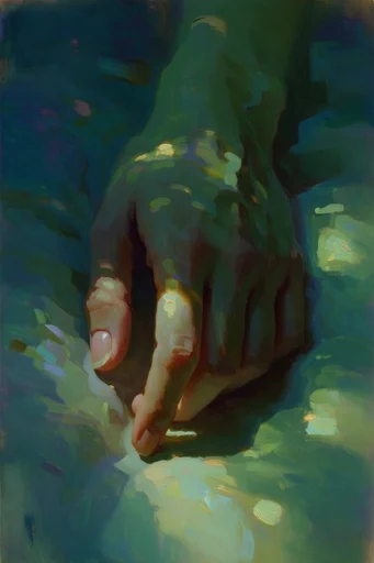 Luminous Impasto Atmosphere style reference image — dappled light and shadow
