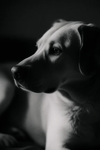 Gritty Monochrome Noir style reference image — stark shadows