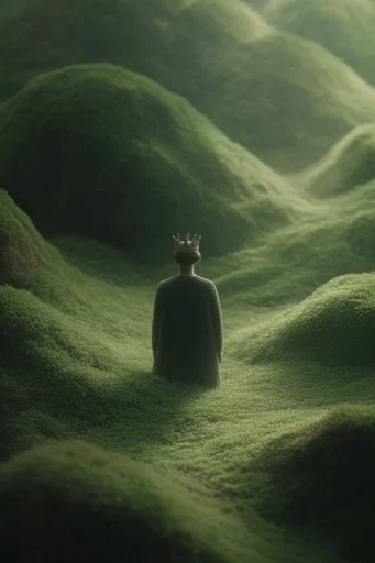 Velvet Moss Surrealism style reference image — surrealist landscape