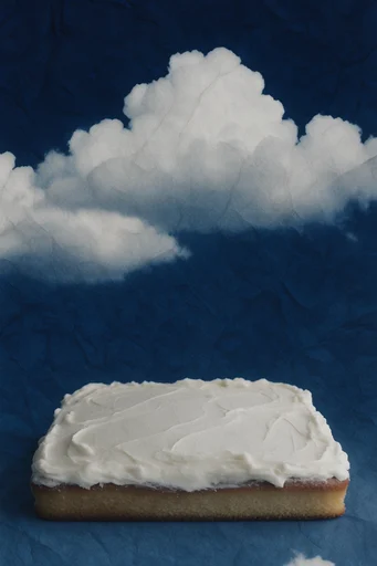 Surreal Cobalt Cloudscapes style reference image — minimalist dreamscape