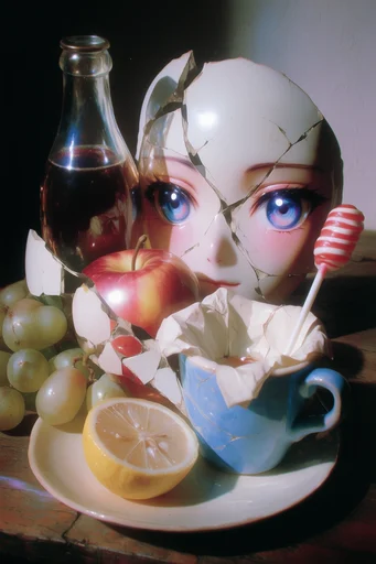 Hyper-Tactile Surrealist Beauty style reference image — hyper-detailed skin texture