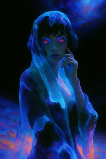 Luminous Noir Expressionism style reference image — expressive brushwork