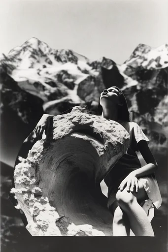 Antiquarian Surrealist Collage style reference image — antiquarian aesthetic