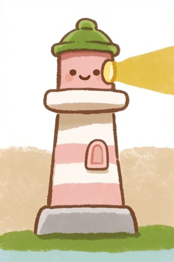 Cozy Whimsical Storybook style reference image — minimalist white background