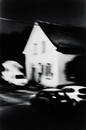 Spectral Kinetic Noir style reference image — high-contrast black and white