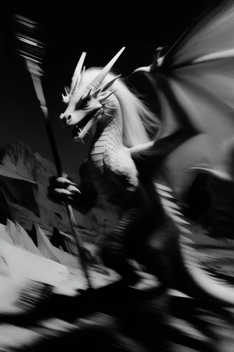 Kinetic Monochrome Noir style reference image — stark noir photography
