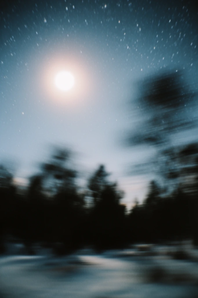 Dreamy Nocturnal Blur style AI image example 2