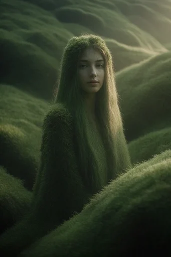 Velvety Verdant Minimalism style reference image — minimalist nature