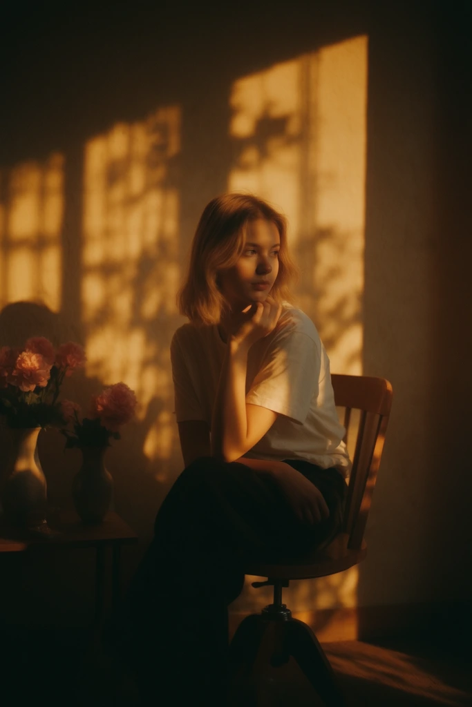 Cinematic Chiaroscuro Solace style AI image example 1