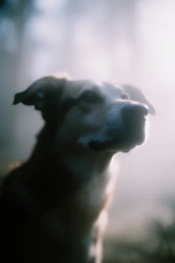Luminous Melancholic Haze style reference image — motion blur