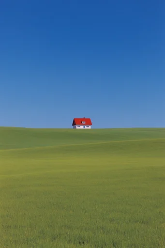 Surrealist Geometric Liminality style AI image example 2