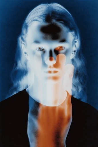 Spectral Organic Surrealism style reference image — liquid light caustics
