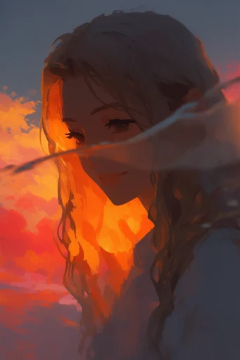 Fiery Twilight Expressionism style reference image — textured impasto brushstrokes