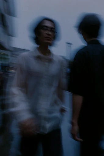 Ethereal Kinetic Fragmentation style reference image — liminal atmosphere