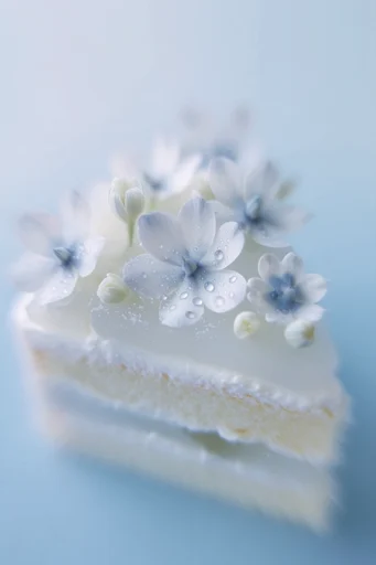 Ethereal Frost Botanical style reference image — shallow depth of field