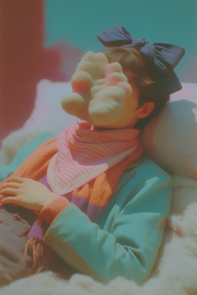 Surreal Retro Desert Sci-Fi style AI image example 1