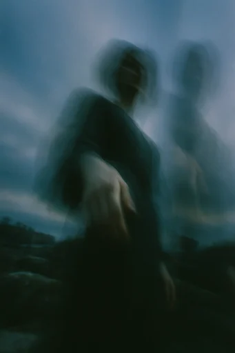Kinetic Liminal Ghost moodboard — generate AI images in this style