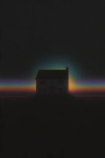 Prismatic Cosmic Surrealism style AI image example 4