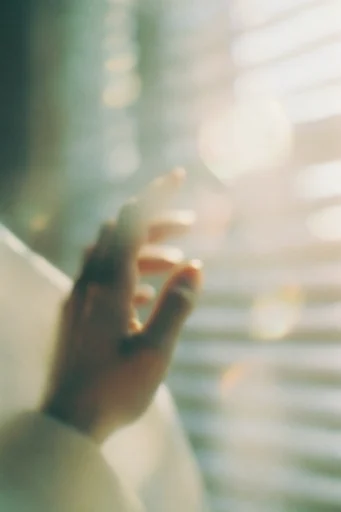 Ethereal Analog Melancholy style reference image — muted blue and gold tones