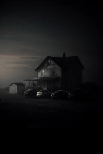 Cinematic Nocturnal Noir style reference image — deep twilight blue palette