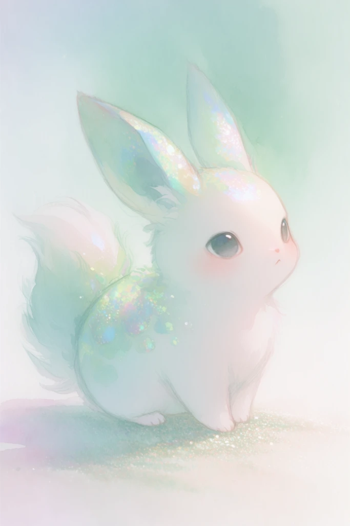 Luminous Ethereal Pastel style AI image example 3